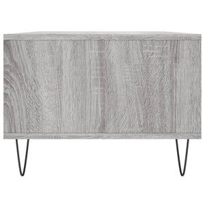 Τραπεζάκι Σαλονιού Γκρι Sonoma 90x50x36,5εκ. Επεξεργασμένο Ξύλο