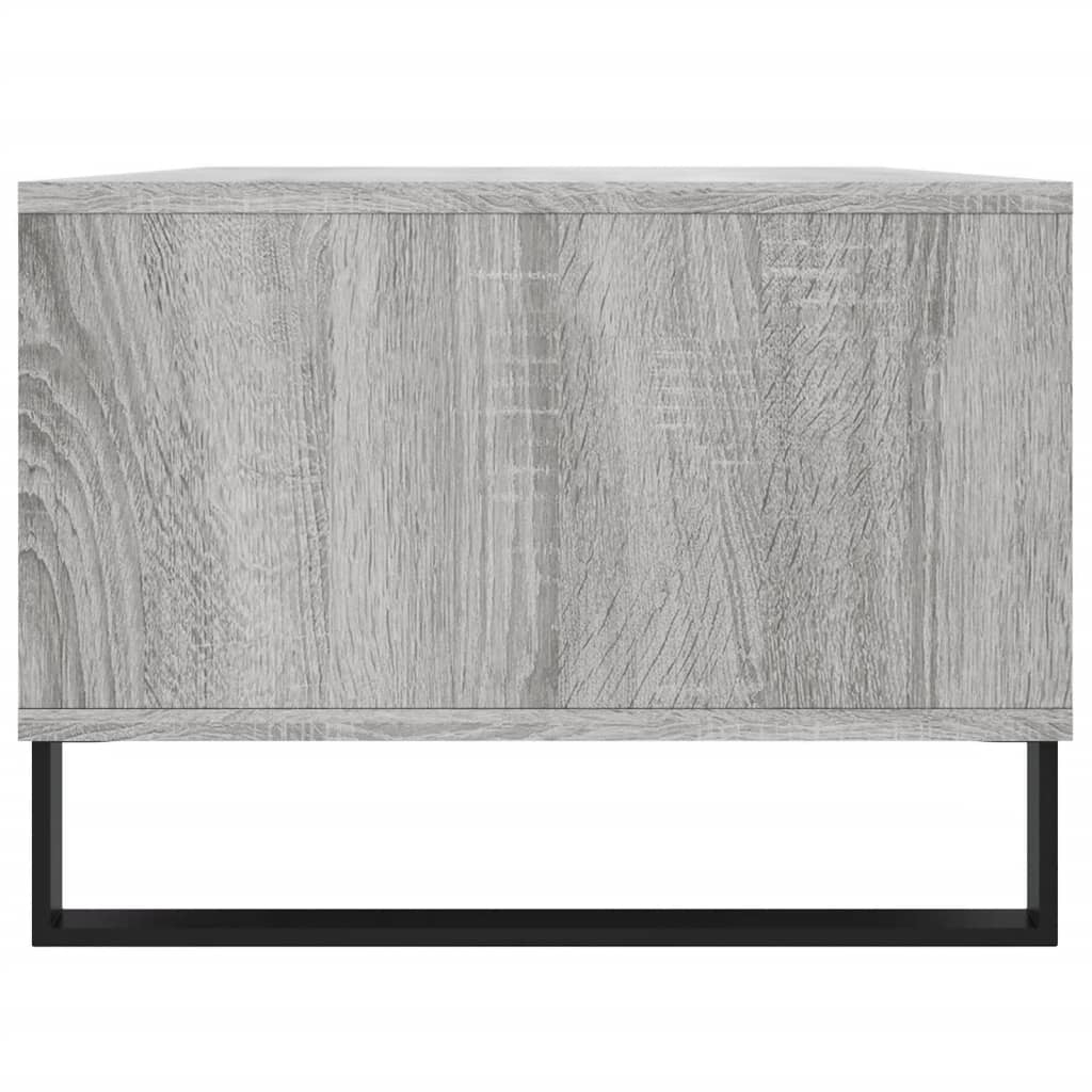 Τραπεζάκι Σαλονιού Γκρι Sonoma 90x50x36,5εκ. Επεξεργασμένο Ξύλο - Pakobazaar
