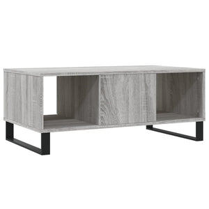 Τραπεζάκι Σαλονιού Γκρι Sonoma 90x50x36,5εκ. Επεξεργασμένο Ξύλο - Pakobazaar