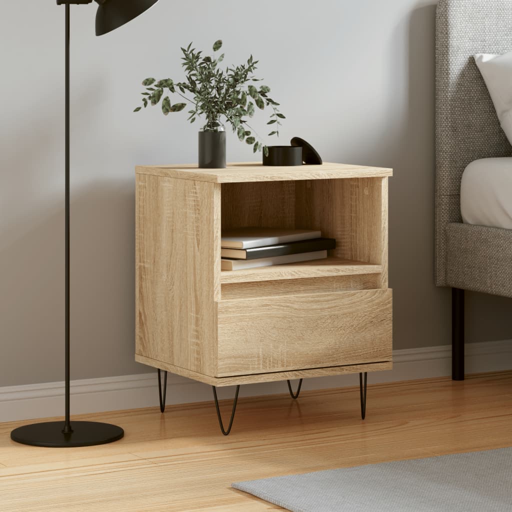 Κομοδίνο Sonoma Δρυς 40 x 35 x 50 εκ. από Επεξεργ. Ξύλο - Pakobazaar