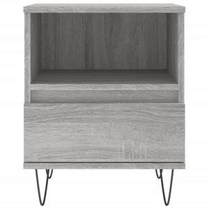 Κομοδίνο Γκρι Sonoma 40 x 35 x 50 εκ. από Επεξεργασμένο Ξύλο