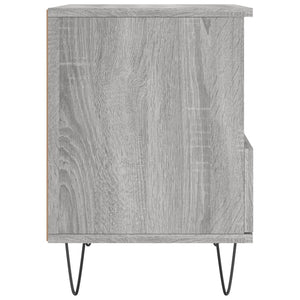 Κομοδίνο Γκρι Sonoma 40 x 35 x 50 εκ. από Επεξεργασμένο Ξύλο