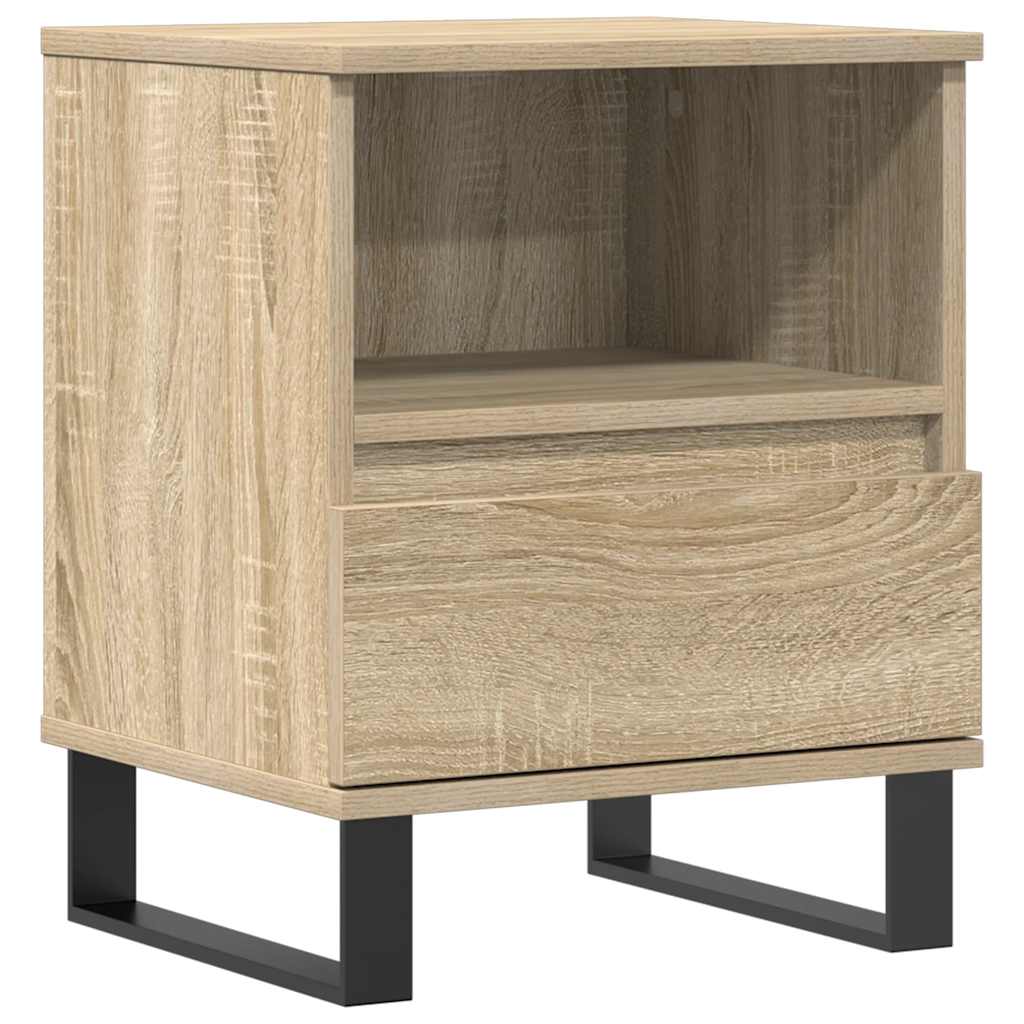 Κομοδίνο Sonoma Δρυς 40 x 35 x 50 εκ. από Επεξεργ. Ξύλο