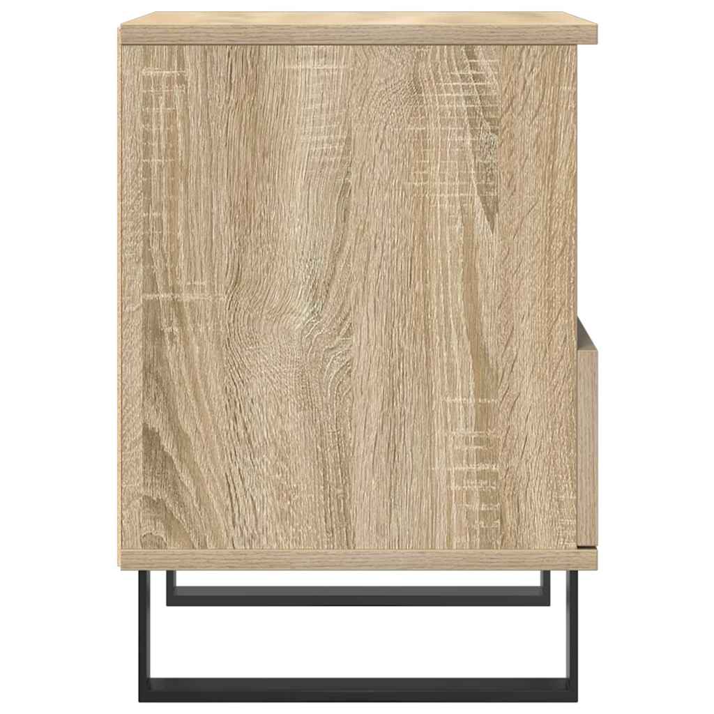 Κομοδίνο Sonoma Δρυς 40 x 35 x 50 εκ. από Επεξεργ. Ξύλο