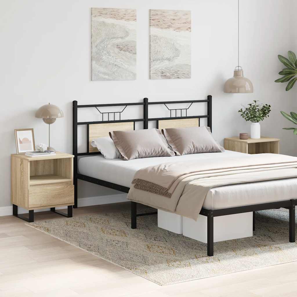 Κομοδίνα 2 τεμ. Sonoma Δρυς 40 x 35 x 50 εκ. από Επεξεργ. Ξύλο