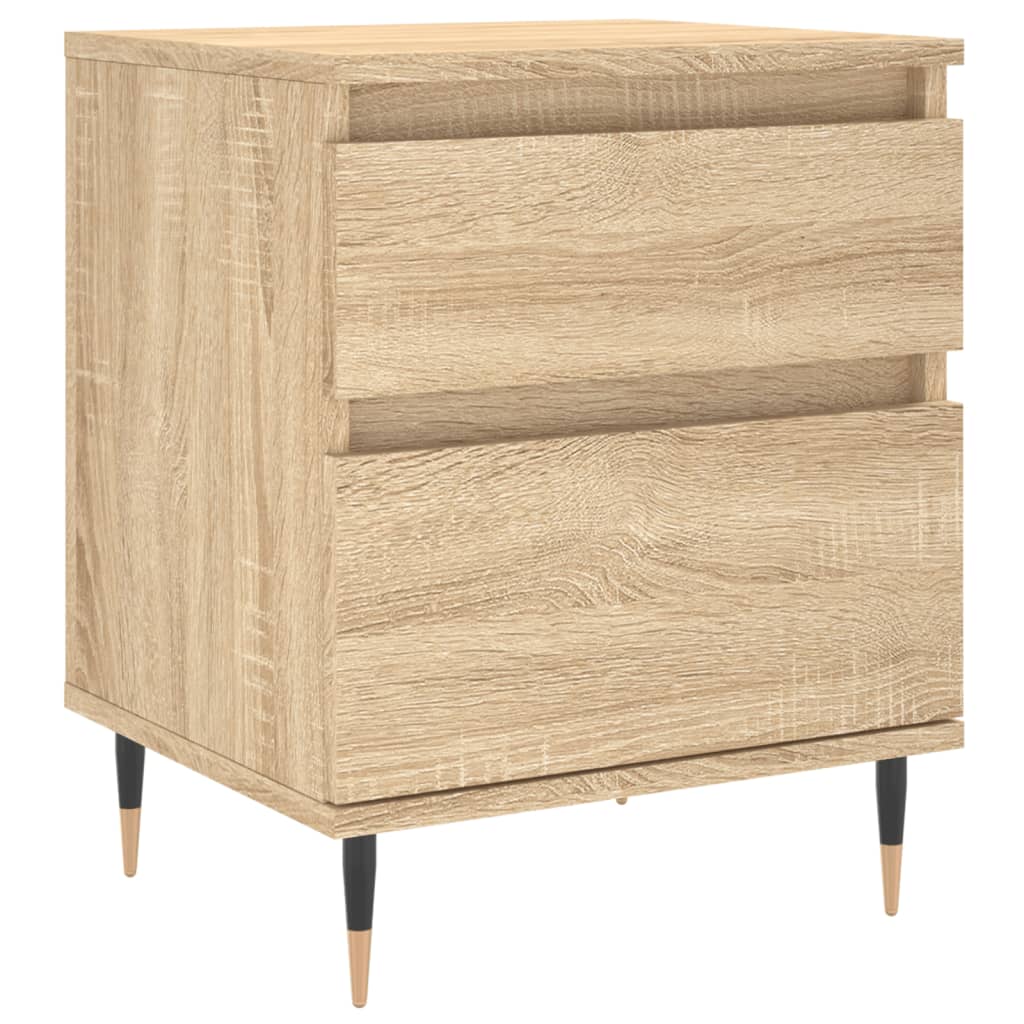 Κομοδίνο Sonoma Δρυς 40 x 35 x 50 εκ. από Επεξεργ. Ξύλο