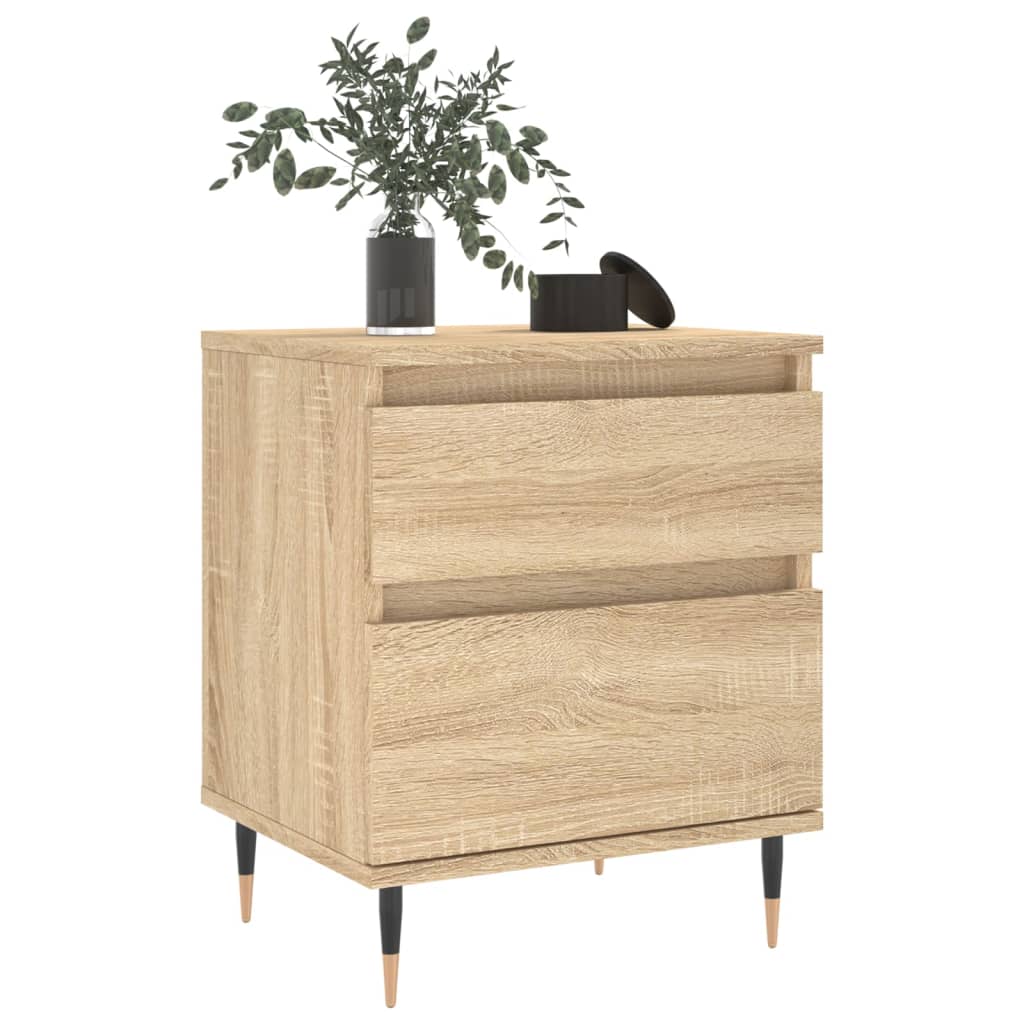 Κομοδίνο Sonoma Δρυς 40 x 35 x 50 εκ. από Επεξεργ. Ξύλο