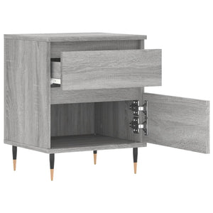 Κομοδίνο Γκρι Sonoma 40 x 35 x 50 εκ. από Επεξεργασμένο Ξύλο