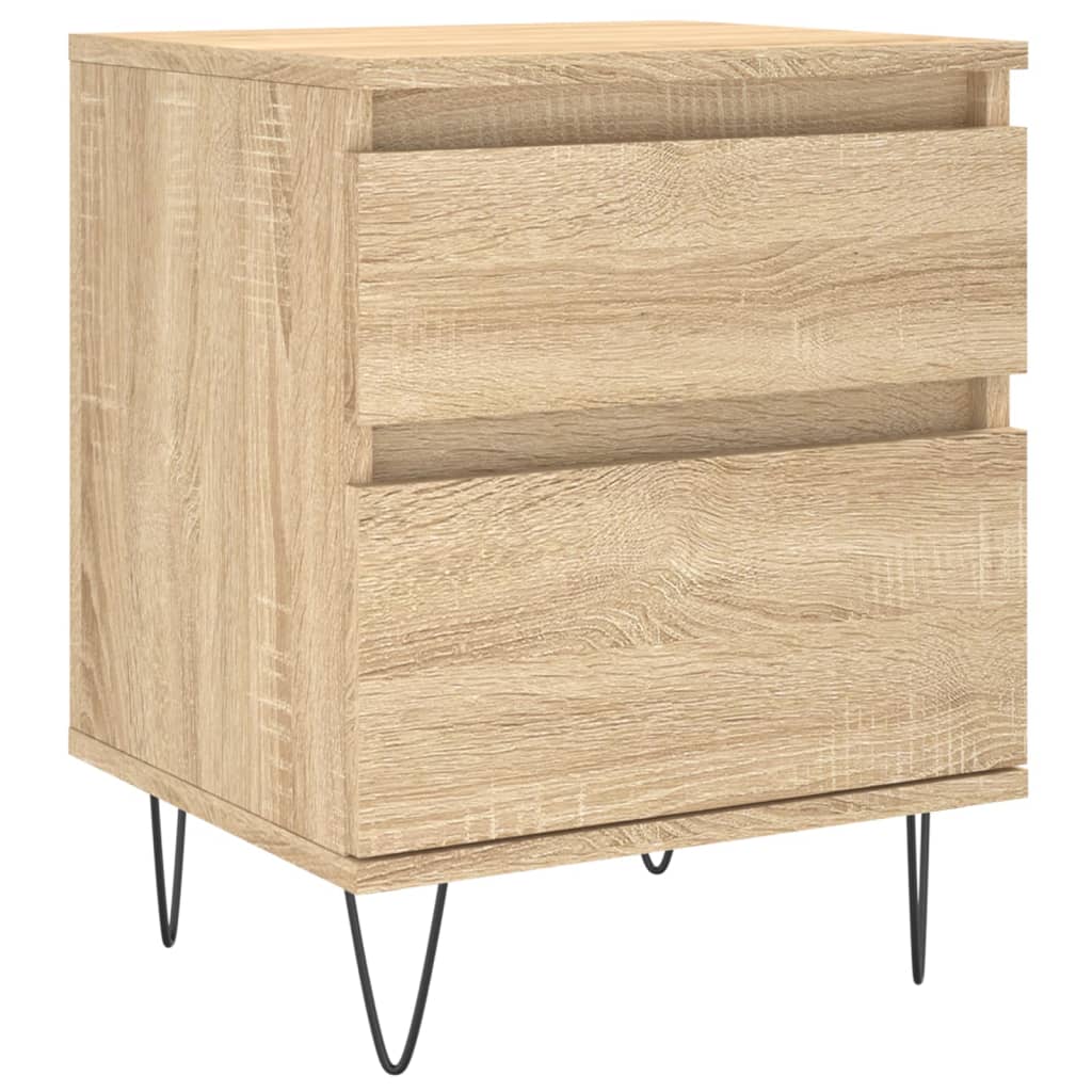 Κομοδίνο Sonoma Δρυς 40 x 35 x 50 εκ. από Επεξεργ. Ξύλο