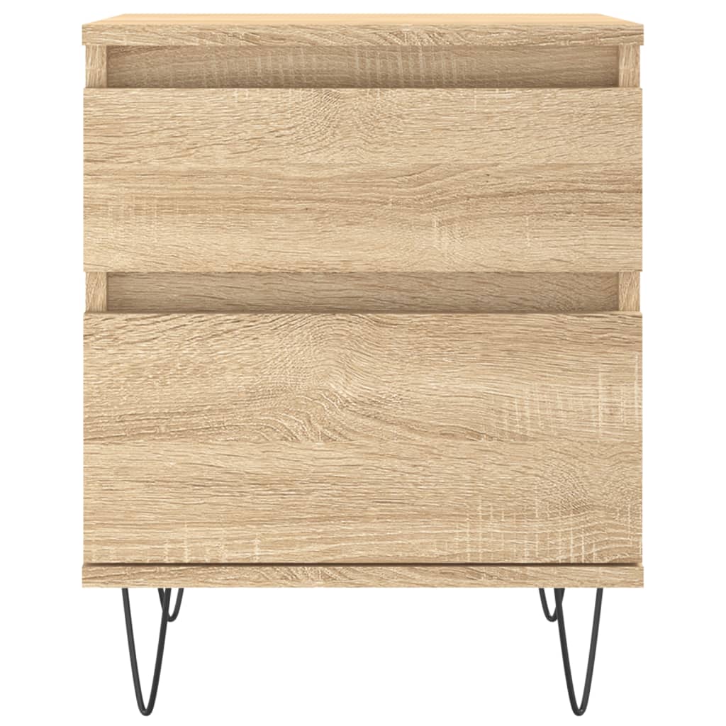 Κομοδίνο Sonoma Δρυς 40 x 35 x 50 εκ. από Επεξεργ. Ξύλο