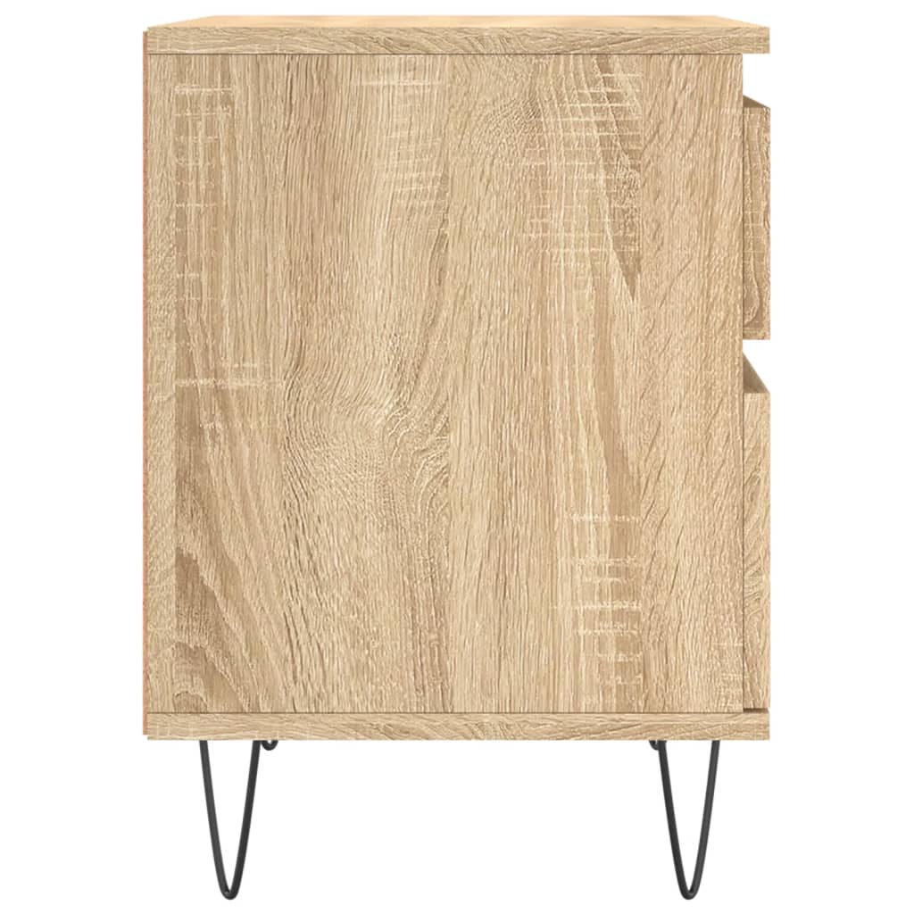 Κομοδίνο Sonoma Δρυς 40 x 35 x 50 εκ. από Επεξεργ. Ξύλο