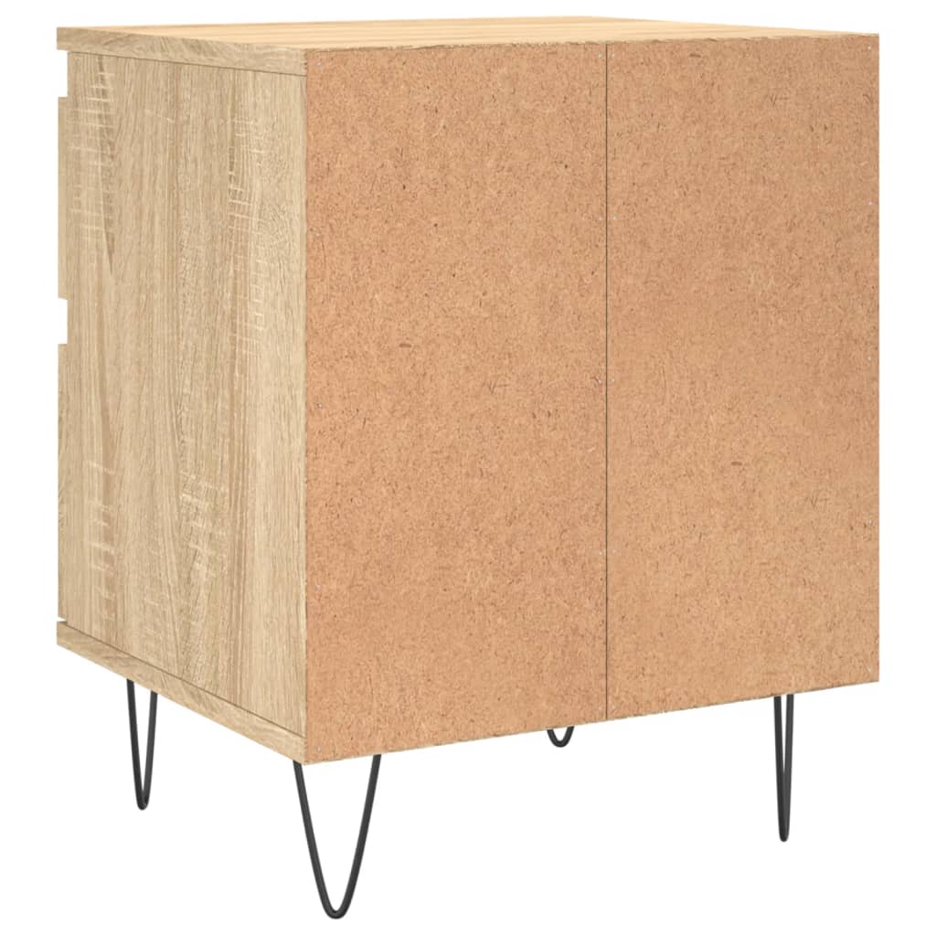 Κομοδίνο Sonoma Δρυς 40 x 35 x 50 εκ. από Επεξεργ. Ξύλο