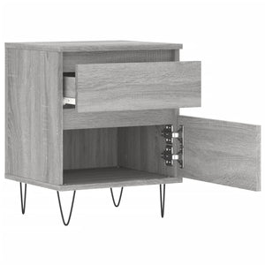 Κομοδίνο Γκρι Sonoma 40 x 35 x 50 εκ. από Επεξεργασμένο Ξύλο