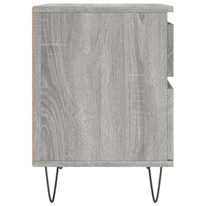 Κομοδίνα 2 τεμ. Γκρι Sonoma 40 x 35 x 50 εκ. από Επεξεργ. Ξύλο