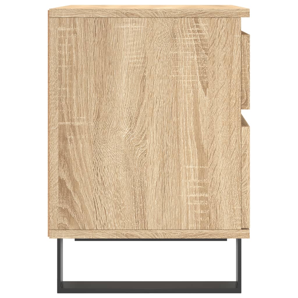 Κομοδίνα 2 τεμ. Sonoma Δρυς 40 x 35 x 50 εκ. από Επεξεργ. Ξύλο