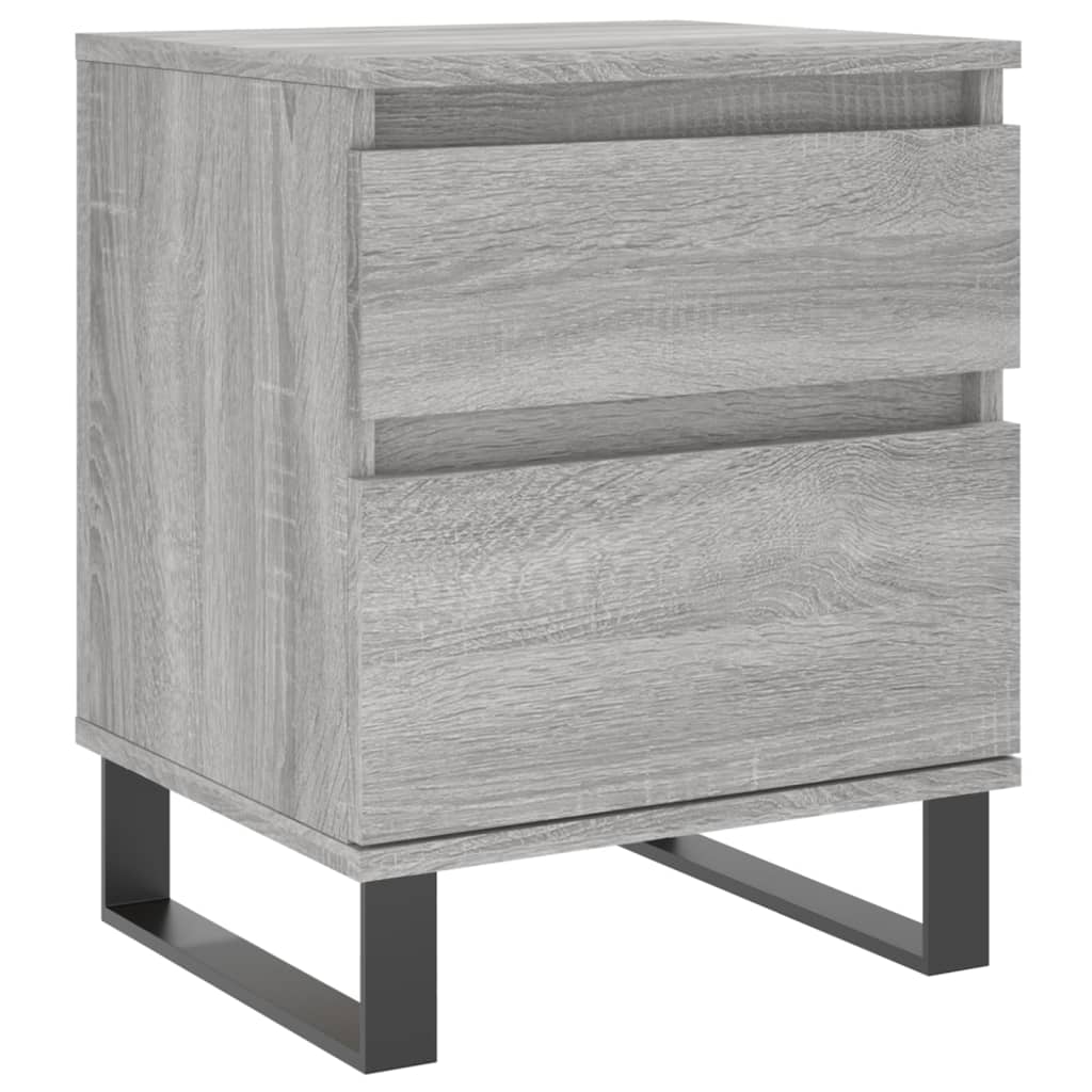 Κομοδίνο Γκρι Sonoma 40 x 35 x 50 εκ. από Επεξεργασμένο Ξύλο