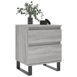 Κομοδίνο Γκρι Sonoma 40 x 35 x 50 εκ. από Επεξεργασμένο Ξύλο