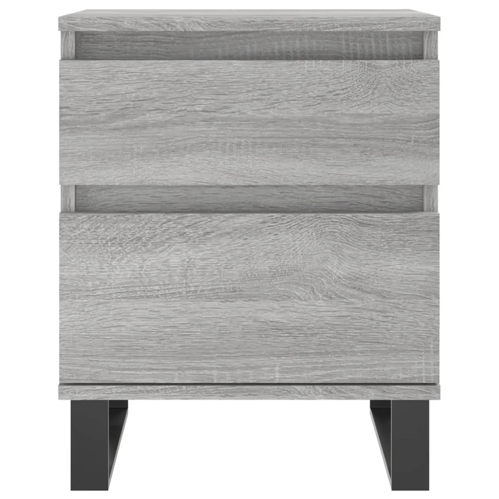 Κομοδίνο Γκρι Sonoma 40 x 35 x 50 εκ. από Επεξεργασμένο Ξύλο