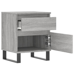 Κομοδίνο Γκρι Sonoma 40 x 35 x 50 εκ. από Επεξεργασμένο Ξύλο