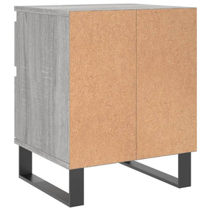 Κομοδίνο Γκρι Sonoma 40 x 35 x 50 εκ. από Επεξεργασμένο Ξύλο