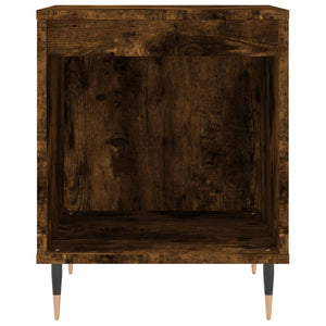 Κομοδίνα 2 τεμ. Καπνιστή Δρυς 40 x 35 x 50 εκ. Επεξεργ. Ξύλο - Pakobazaar