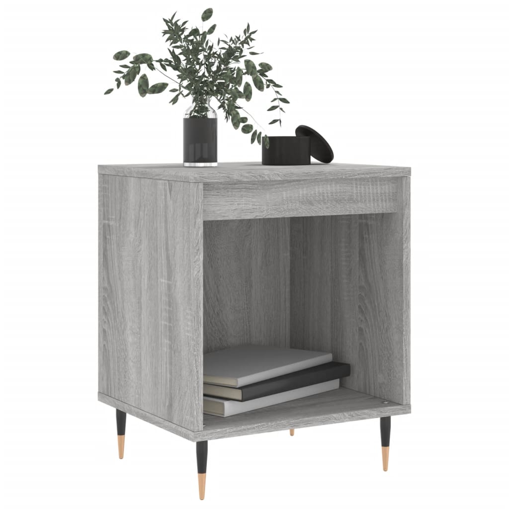 Κομοδίνο Γκρι Sonoma 40 x 35 x 50 εκ. από Επεξεργασμένο Ξύλο
