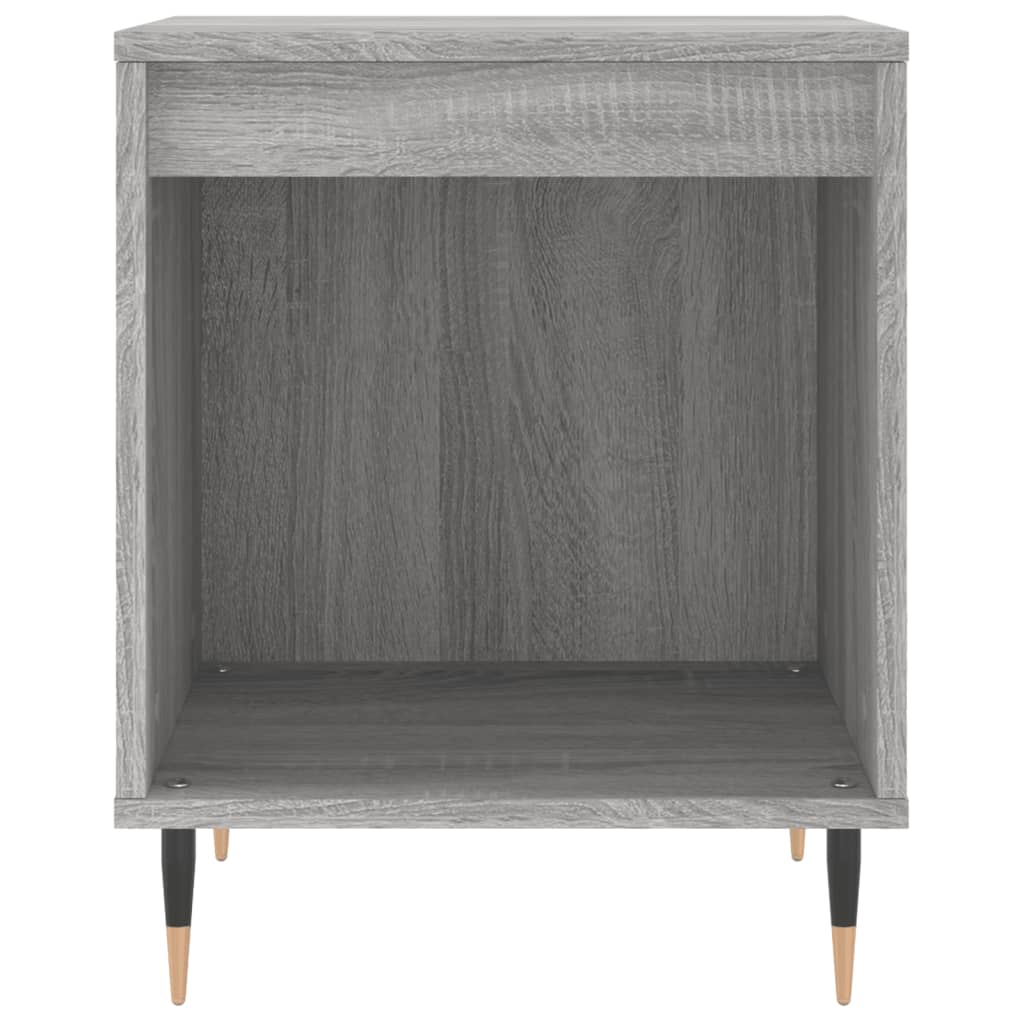 Κομοδίνο Γκρι Sonoma 40 x 35 x 50 εκ. από Επεξεργασμένο Ξύλο