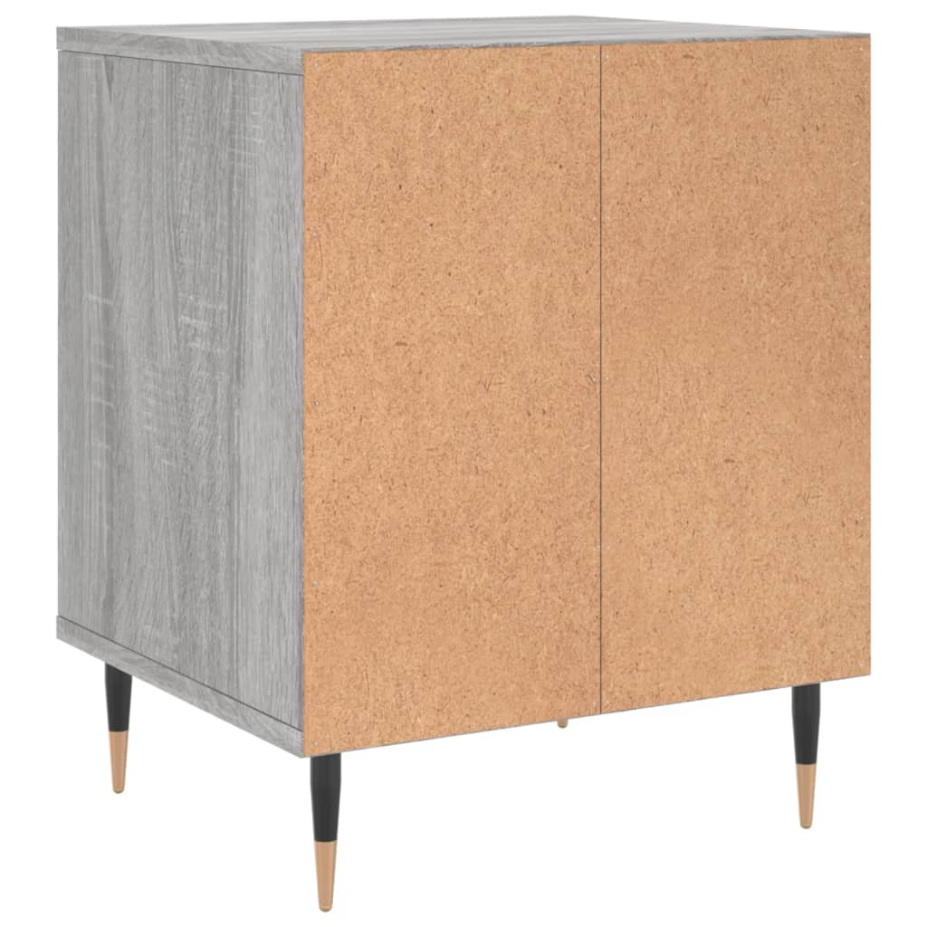 Κομοδίνο Γκρι Sonoma 40 x 35 x 50 εκ. από Επεξεργασμένο Ξύλο