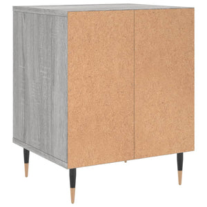 Κομοδίνο Γκρι Sonoma 40 x 35 x 50 εκ. από Επεξεργασμένο Ξύλο