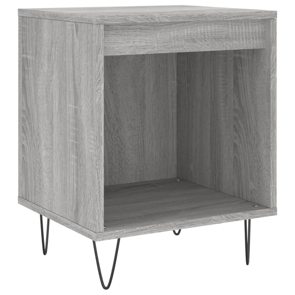 Κομοδίνο Γκρι Sonoma 40 x 35 x 50 εκ. από Επεξεργασμένο Ξύλο
