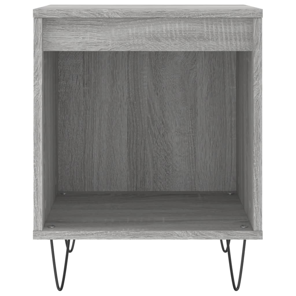 Κομοδίνο Γκρι Sonoma 40 x 35 x 50 εκ. από Επεξεργασμένο Ξύλο