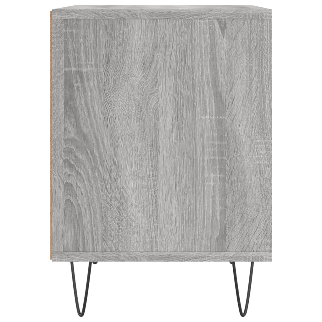Κομοδίνο Γκρι Sonoma 40 x 35 x 50 εκ. από Επεξεργασμένο Ξύλο
