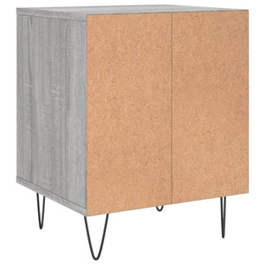 Κομοδίνο Γκρι Sonoma 40 x 35 x 50 εκ. από Επεξεργασμένο Ξύλο