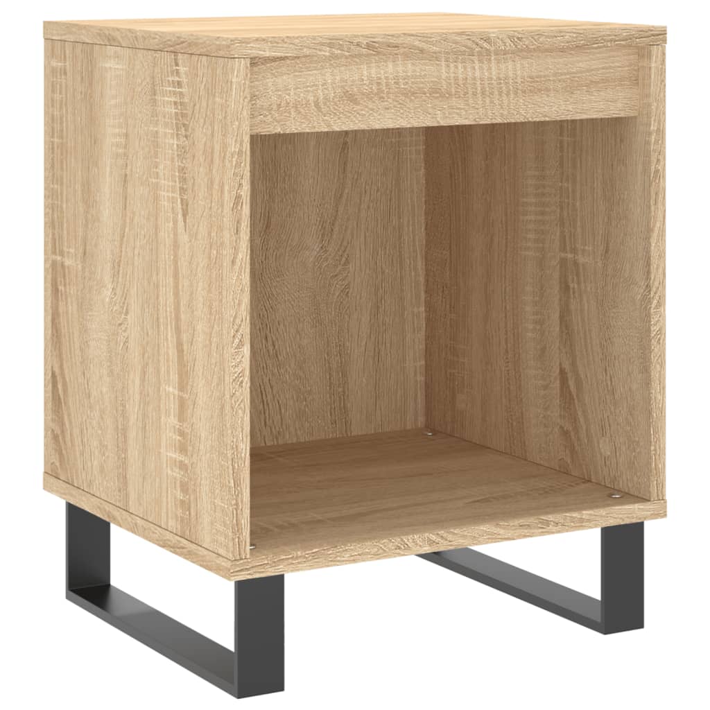 Κομοδίνο Sonoma Δρυς 40 x 35 x 50 εκ. από Επεξεργ. Ξύλο