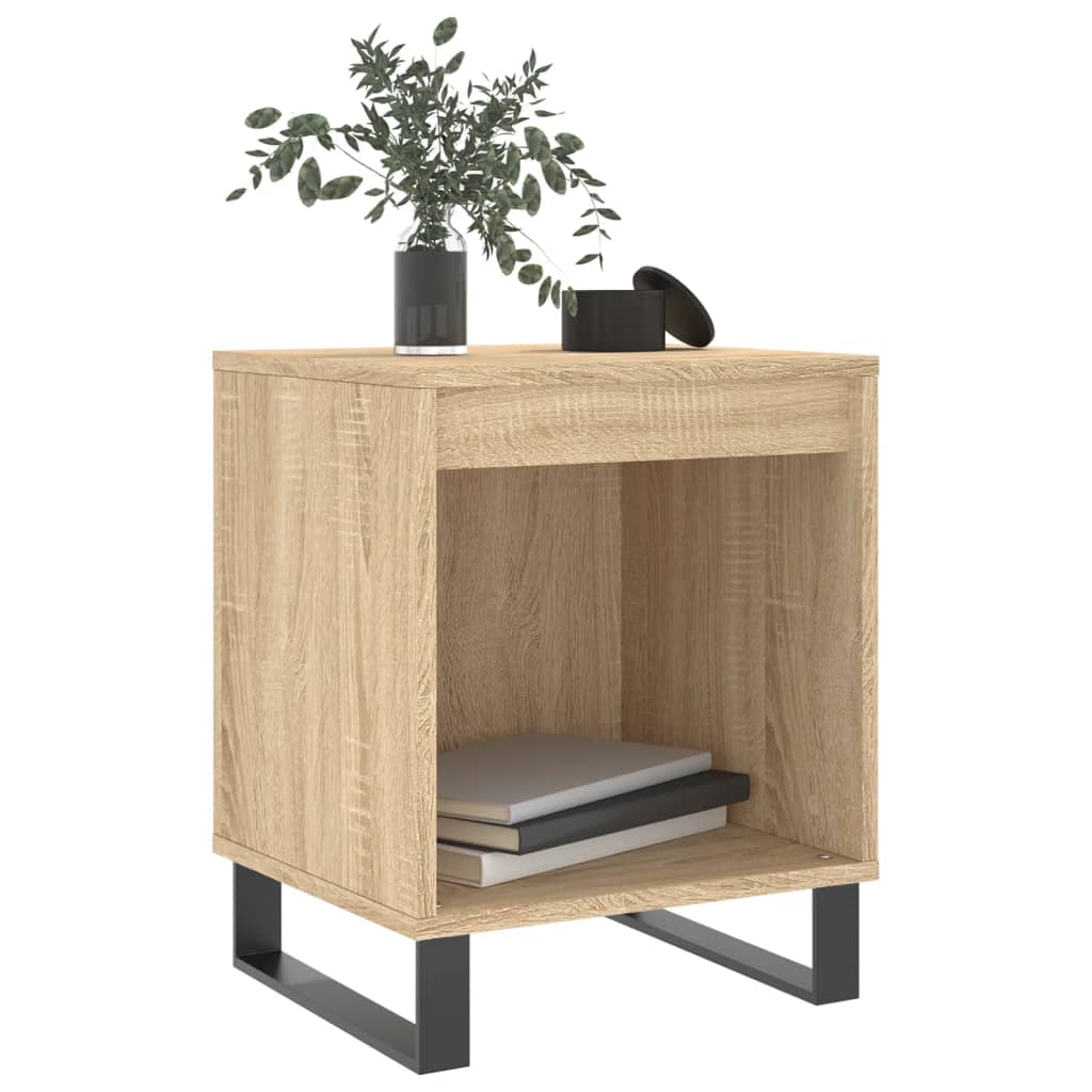 Κομοδίνο Sonoma Δρυς 40 x 35 x 50 εκ. από Επεξεργ. Ξύλο
