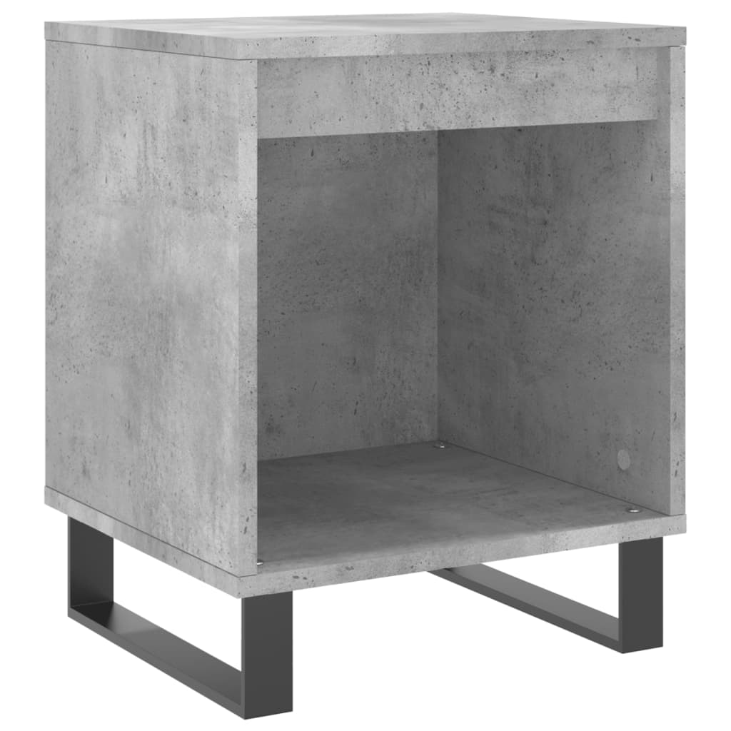 Κομοδίνο Γκρι Σκυροδέματος 40 x 35 x 50 εκ. από Επεξεργ. Ξύλο - Pakobazaar