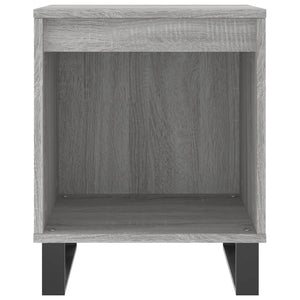 Κομοδίνα 2 τεμ. Γκρι Sonoma 40 x 35 x 50 εκ. από Επεξεργ. Ξύλο