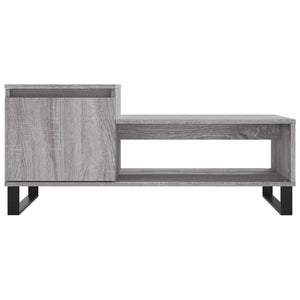 Τραπεζάκι Σαλονιού Γκρι Sonoma 100x50x45 εκ. Επεξεργασμένο Ξύλο