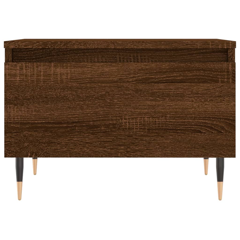 Τραπεζάκια Σαλονιού 2 τεμ. Καφέ Δρυς 50x46x35 εκ. Επεξ. Ξύλο