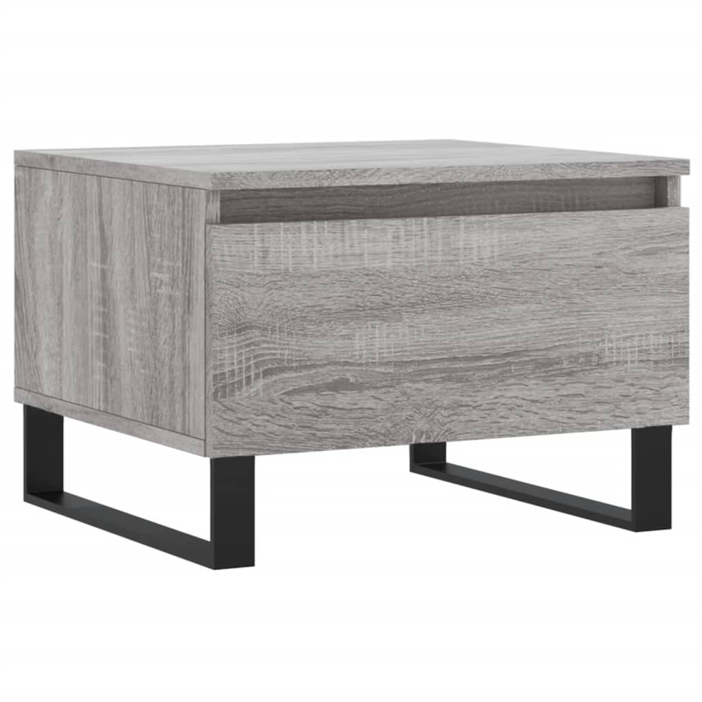 Τραπέζι Σαλονιού Γκρι Sonoma 50x46x35 εκ. Επεξεργασμένο Ξύλο
