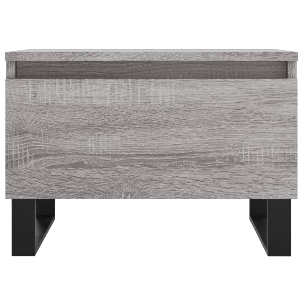 Τραπέζι Σαλονιού Γκρι Sonoma 50x46x35 εκ. Επεξεργασμένο Ξύλο