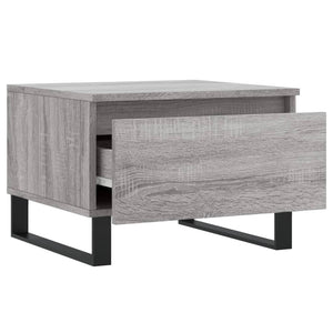 Τραπέζι Σαλονιού Γκρι Sonoma 50x46x35 εκ. Επεξεργασμένο Ξύλο