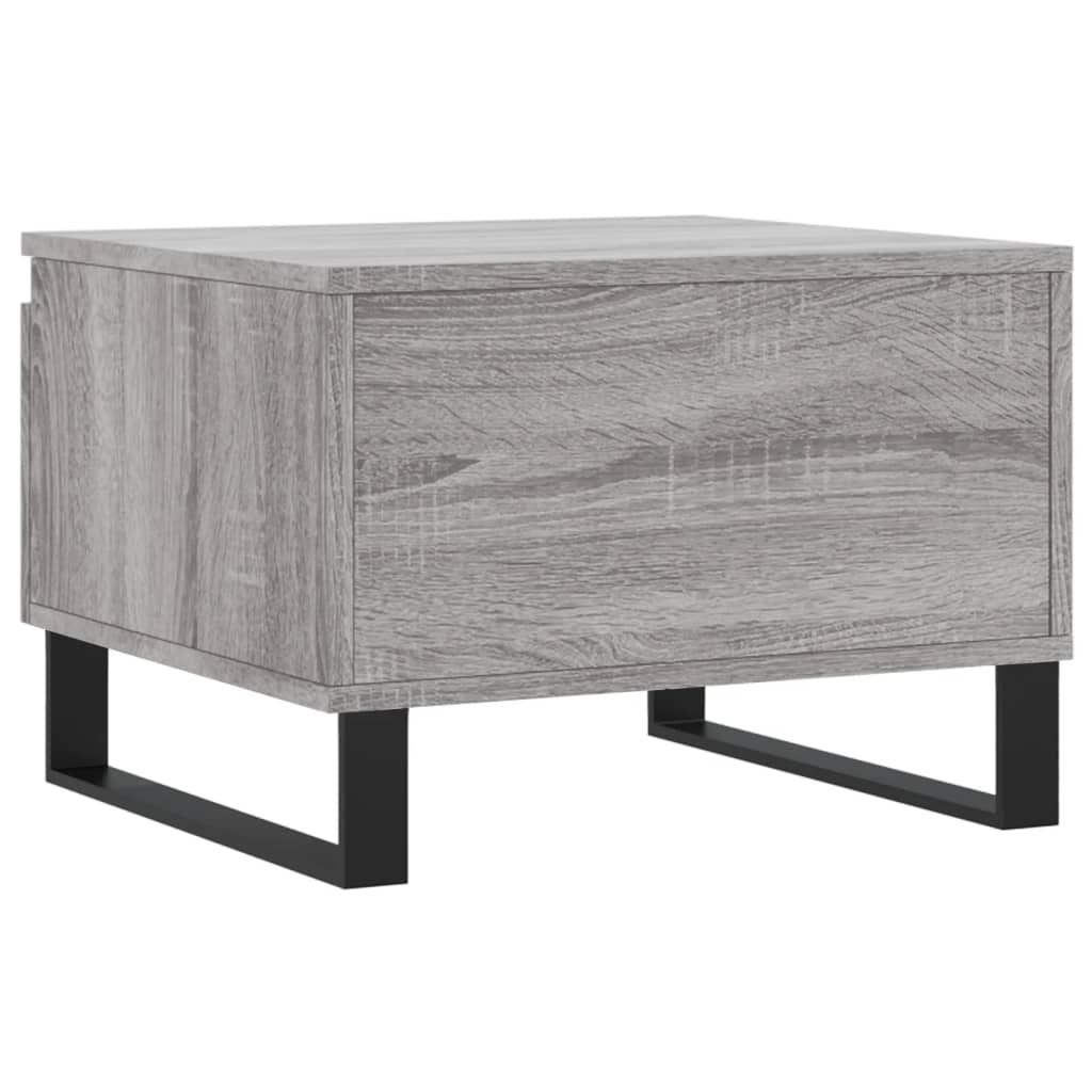 Τραπέζι Σαλονιού Γκρι Sonoma 50x46x35 εκ. Επεξεργασμένο Ξύλο
