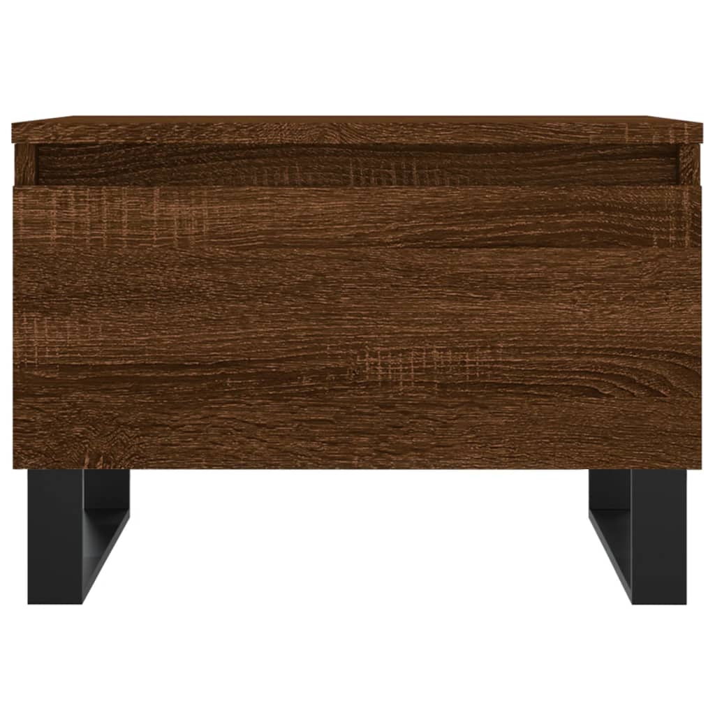 Τραπεζάκια Σαλονιού 2 τεμ. Καφέ Δρυς 50x46x35 εκ. Επεξ. Ξύλο
