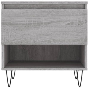 Τραπεζάκι Σαλονιού Γκρι Sonoma 50x46x50 εκ. Επεξεργασμένο Ξύλο