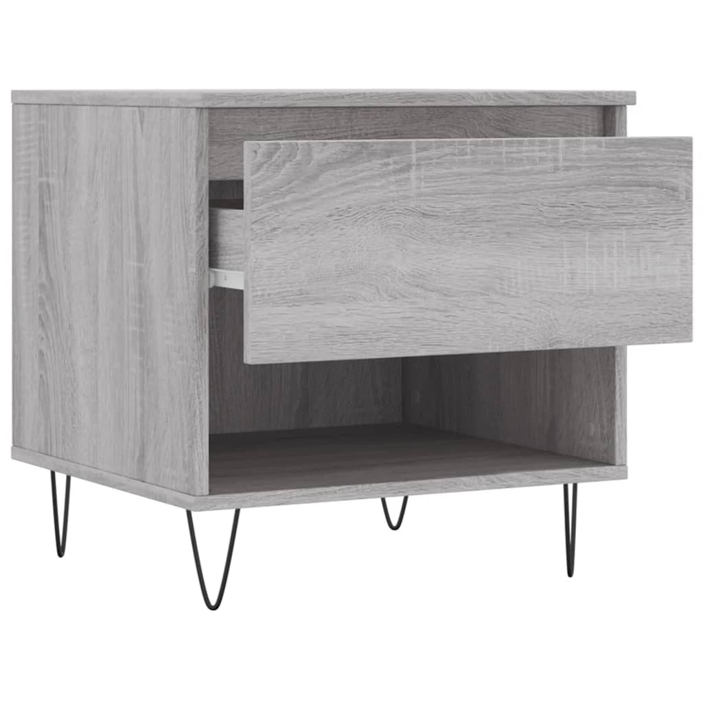 Τραπεζάκι Σαλονιού Γκρι Sonoma 50x46x50 εκ. Επεξεργασμένο Ξύλο