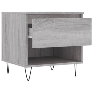 Τραπεζάκι Σαλονιού Γκρι Sonoma 50x46x50 εκ. Επεξεργασμένο Ξύλο