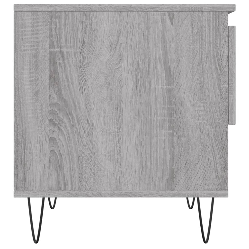 Τραπεζάκι Σαλονιού Γκρι Sonoma 50x46x50 εκ. Επεξεργασμένο Ξύλο