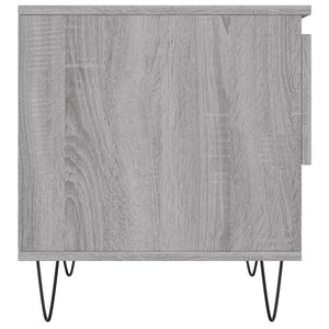 Τραπεζάκι Σαλονιού Γκρι Sonoma 50x46x50 εκ. Επεξεργασμένο Ξύλο