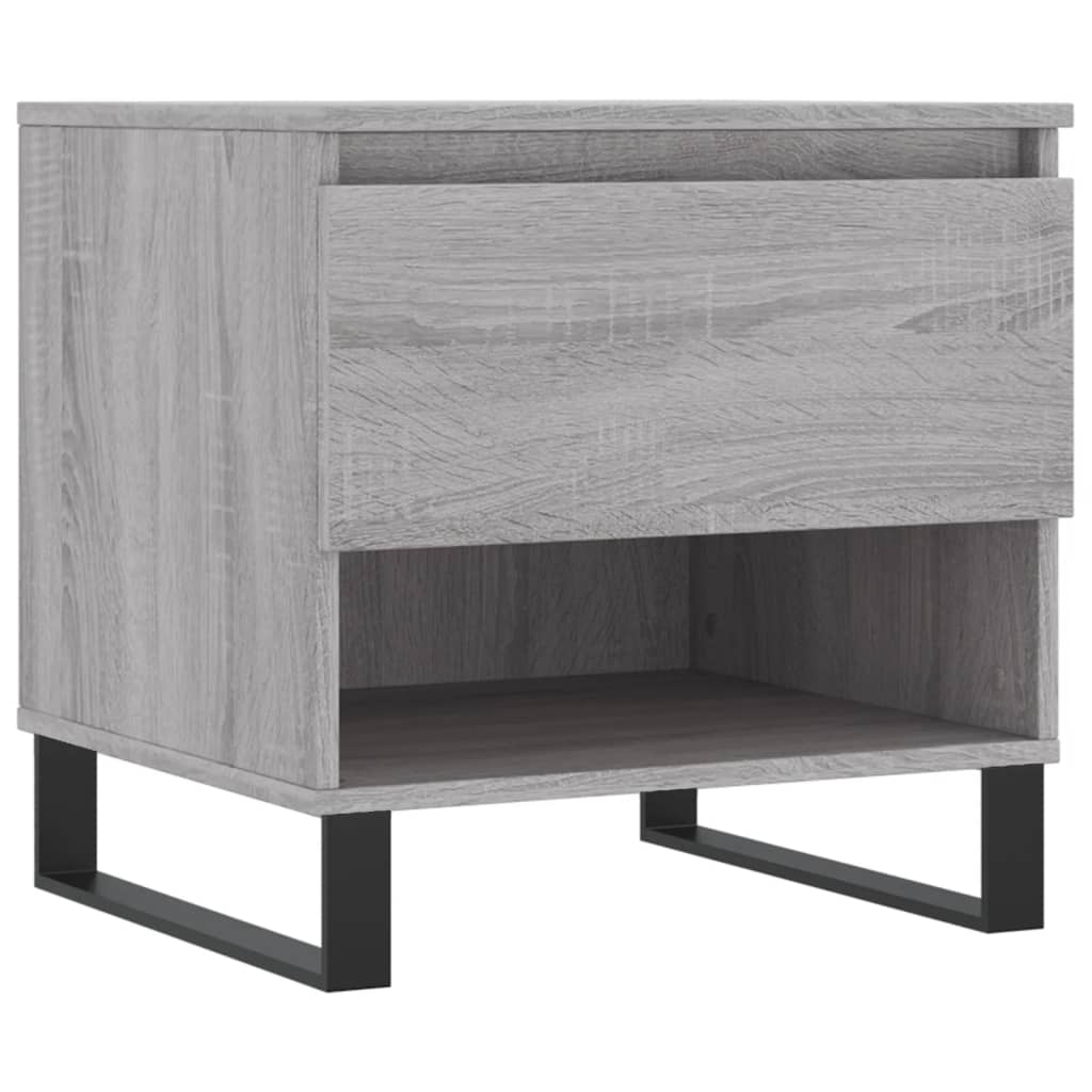 Τραπεζάκι Σαλονιού Γκρι Sonoma 50x46x50 εκ. Επεξεργασμένο Ξύλο